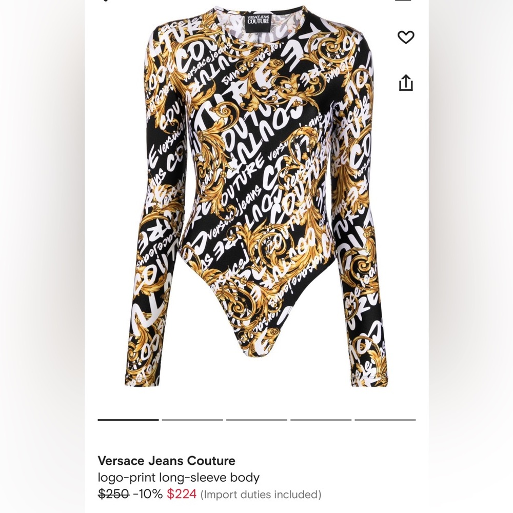 Versace couture jeans